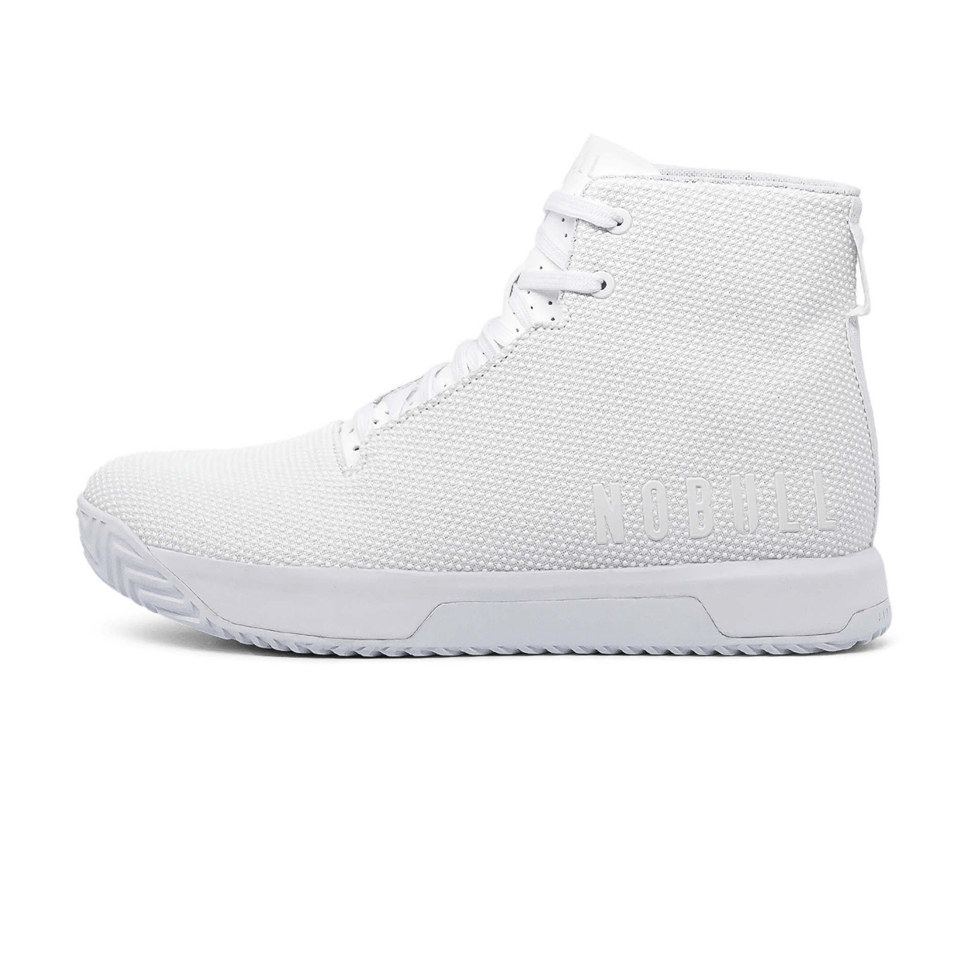 Women's White Outwork Edge High-Top (Impact) Shoes Side Angle