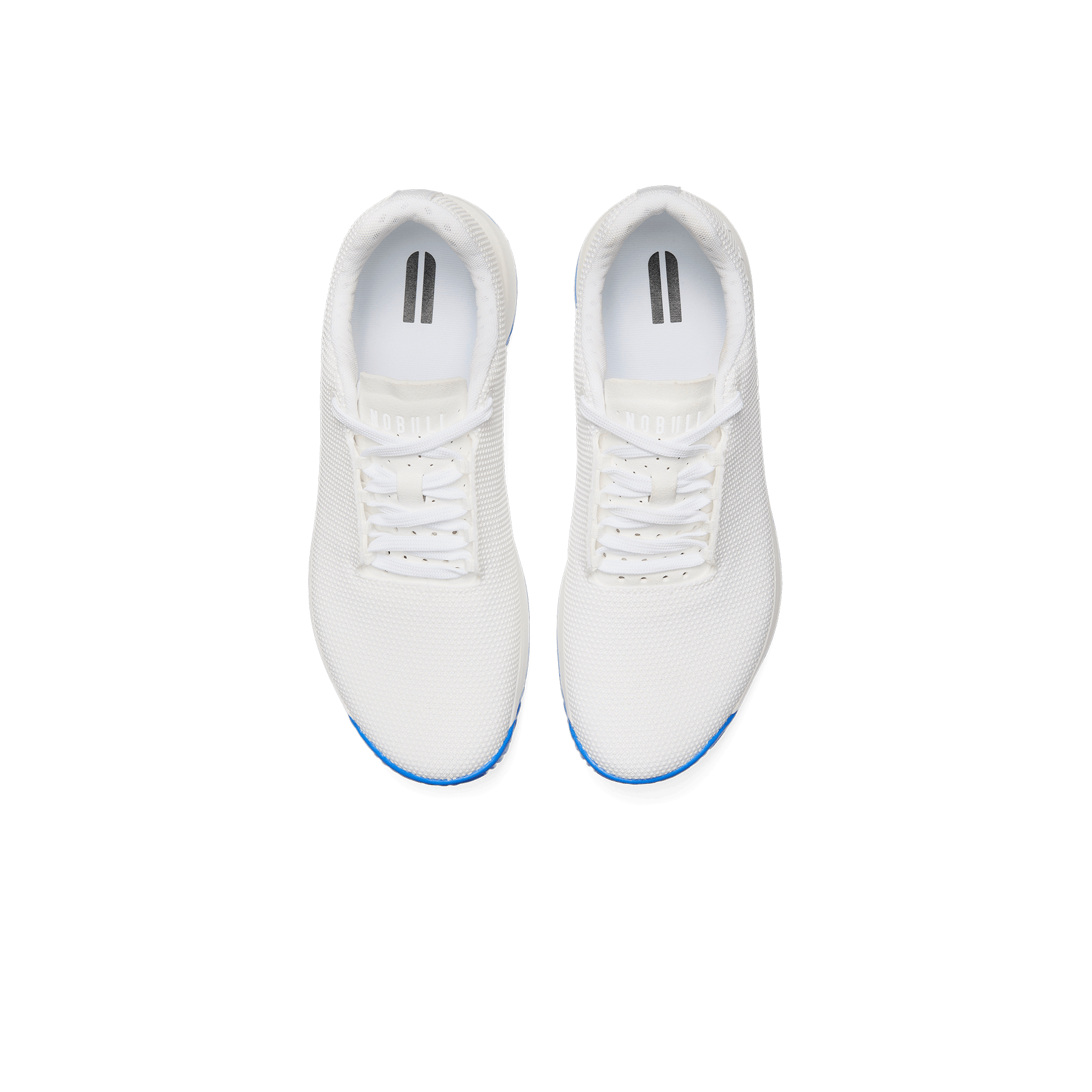 White Royal Blue Outwork Edge (Impact) Shoes Above Angle