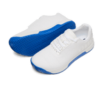 White Royal Blue Outwork Edge (Impact) Shoes Angled