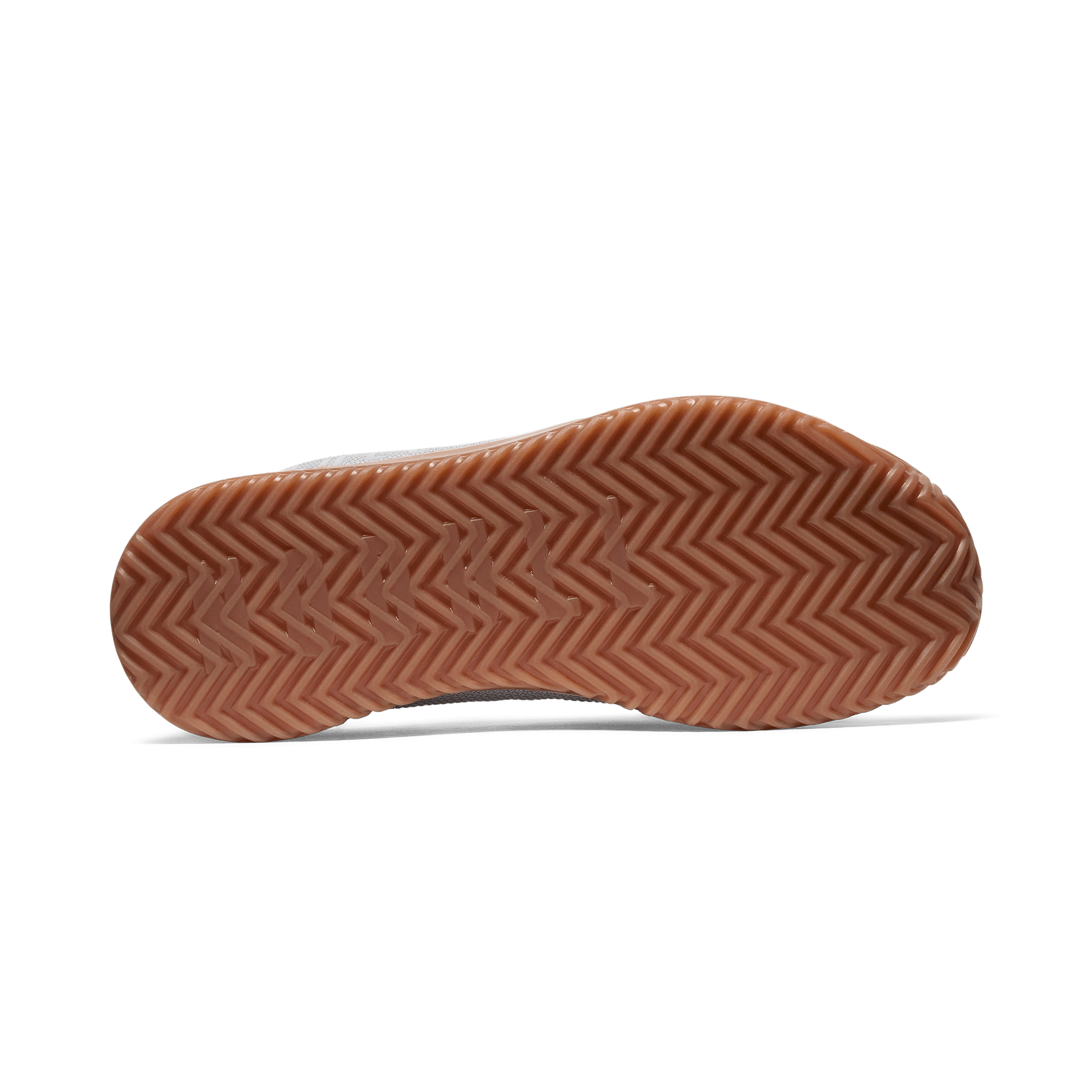 Light Grey Outwork Edge Shoes Bottom Angle.