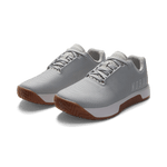 Light Grey Outwork Edge Shoes Front Side Angle.