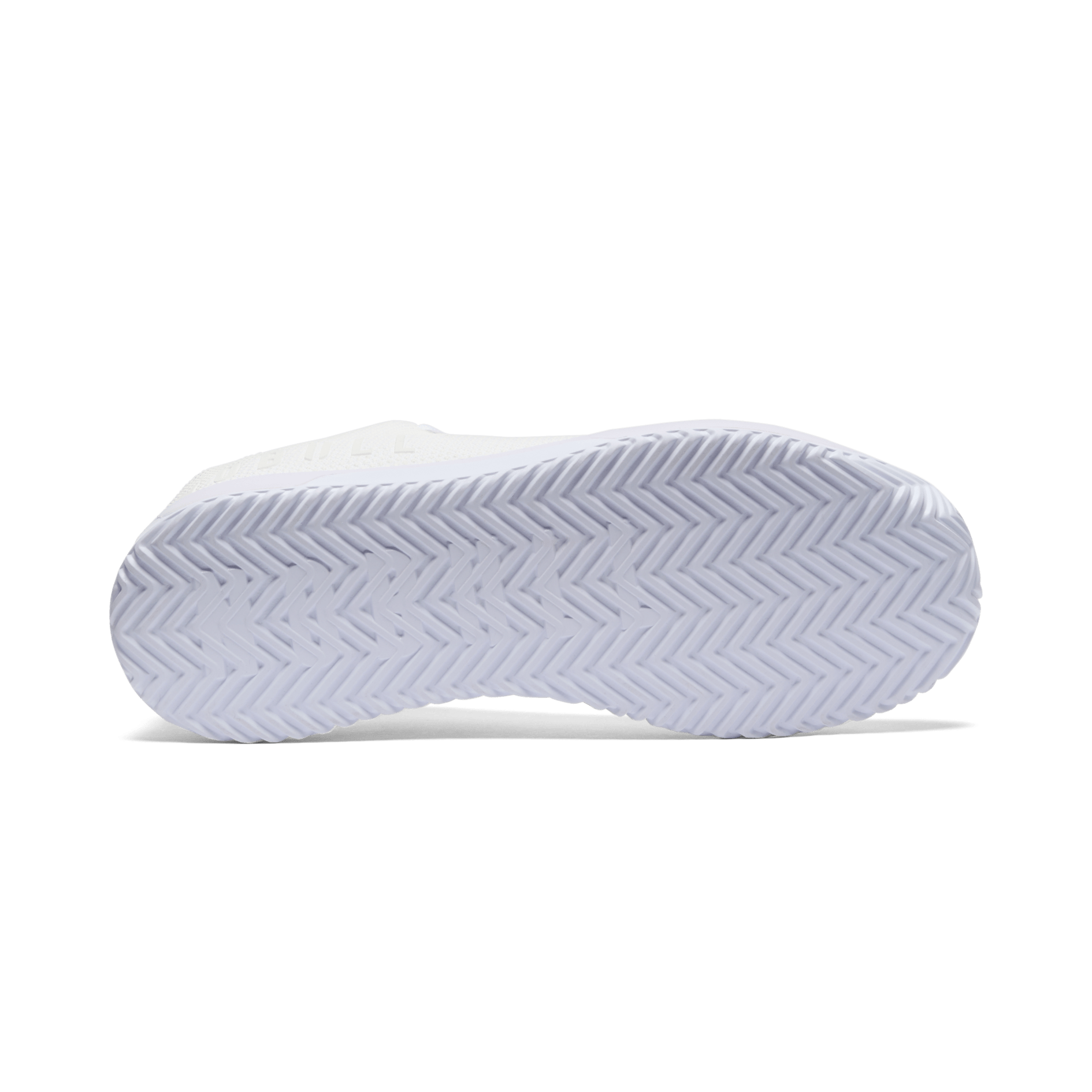 Men's White Outwork Edge (Impact) Shoes Bottom Angle