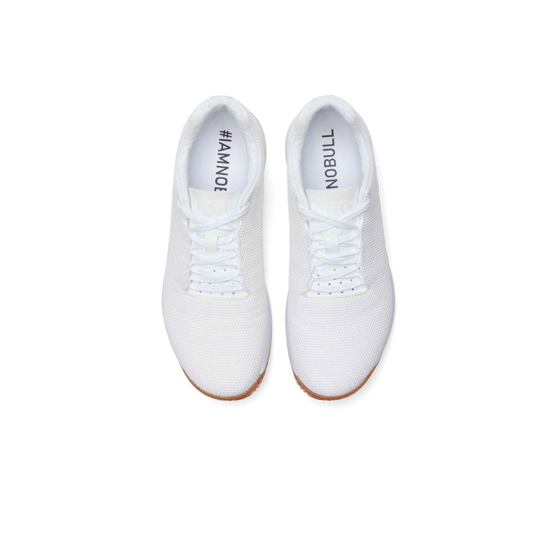 Women's White Gum Outwork Edge (Impact) Shoes Above Angle