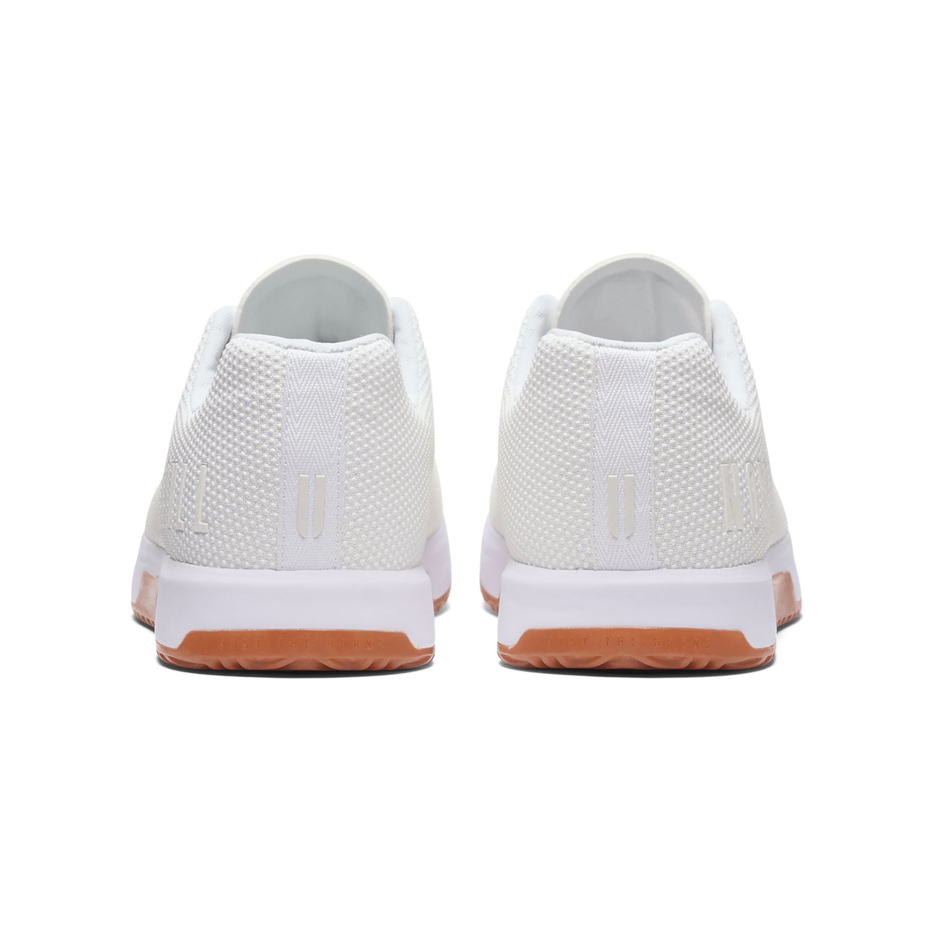 Women's White Gum Outwork Edge (Impact) Shoes Back Angle