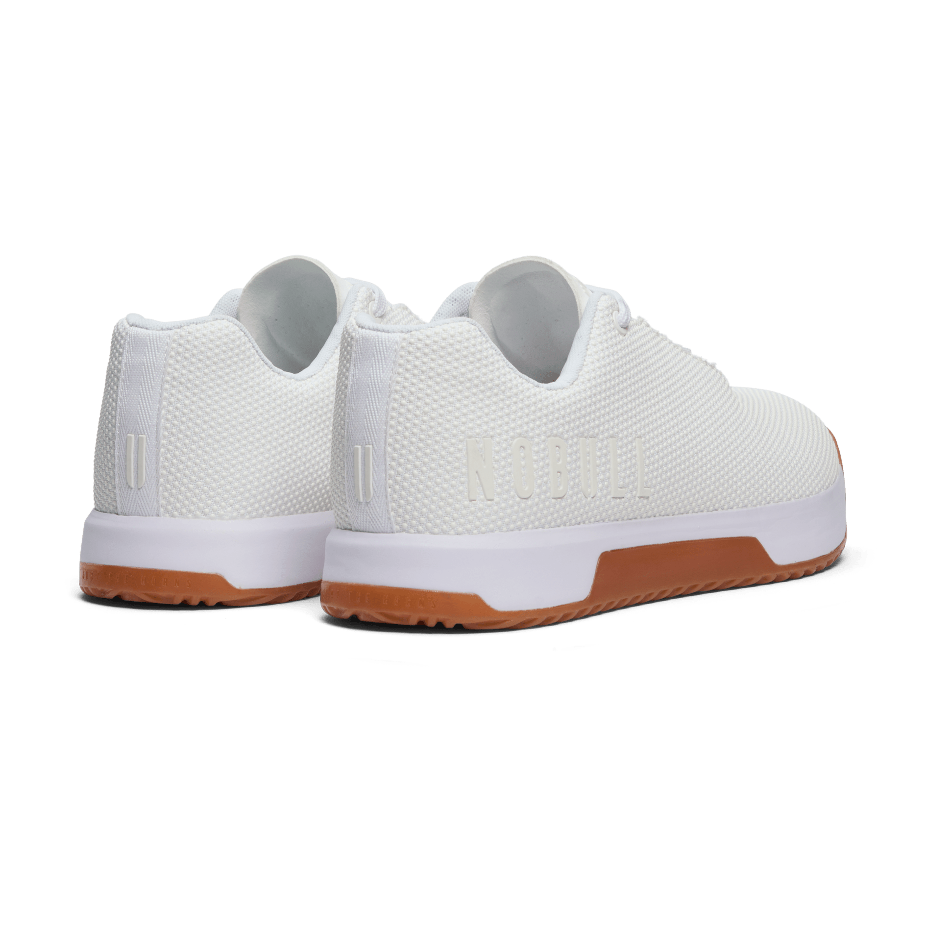 Men's White Gum Outwork Edge (Impact) Shoes Back Side Angle