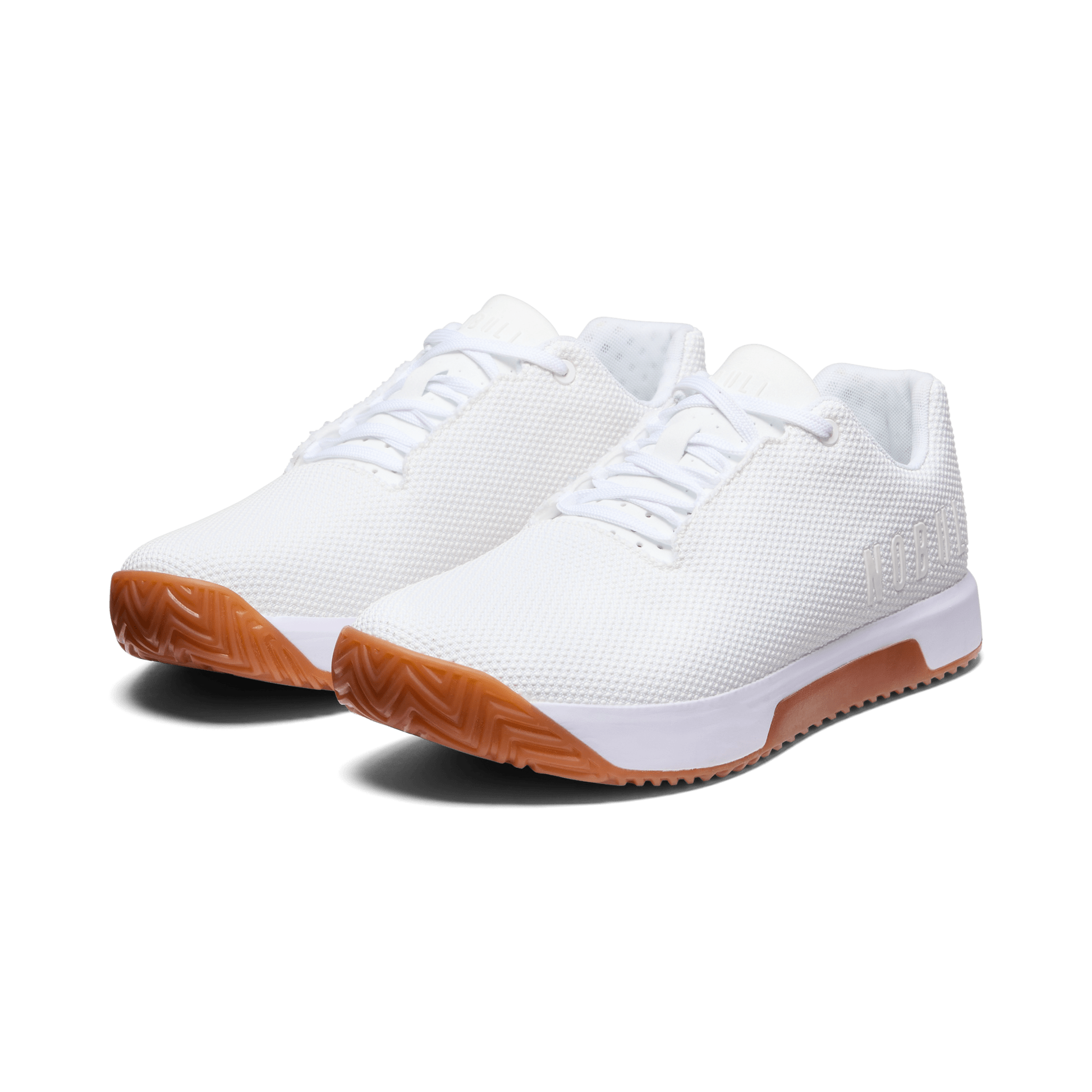Men's White Gum Outwork Edge (Impact) Shoes Front Side Angle