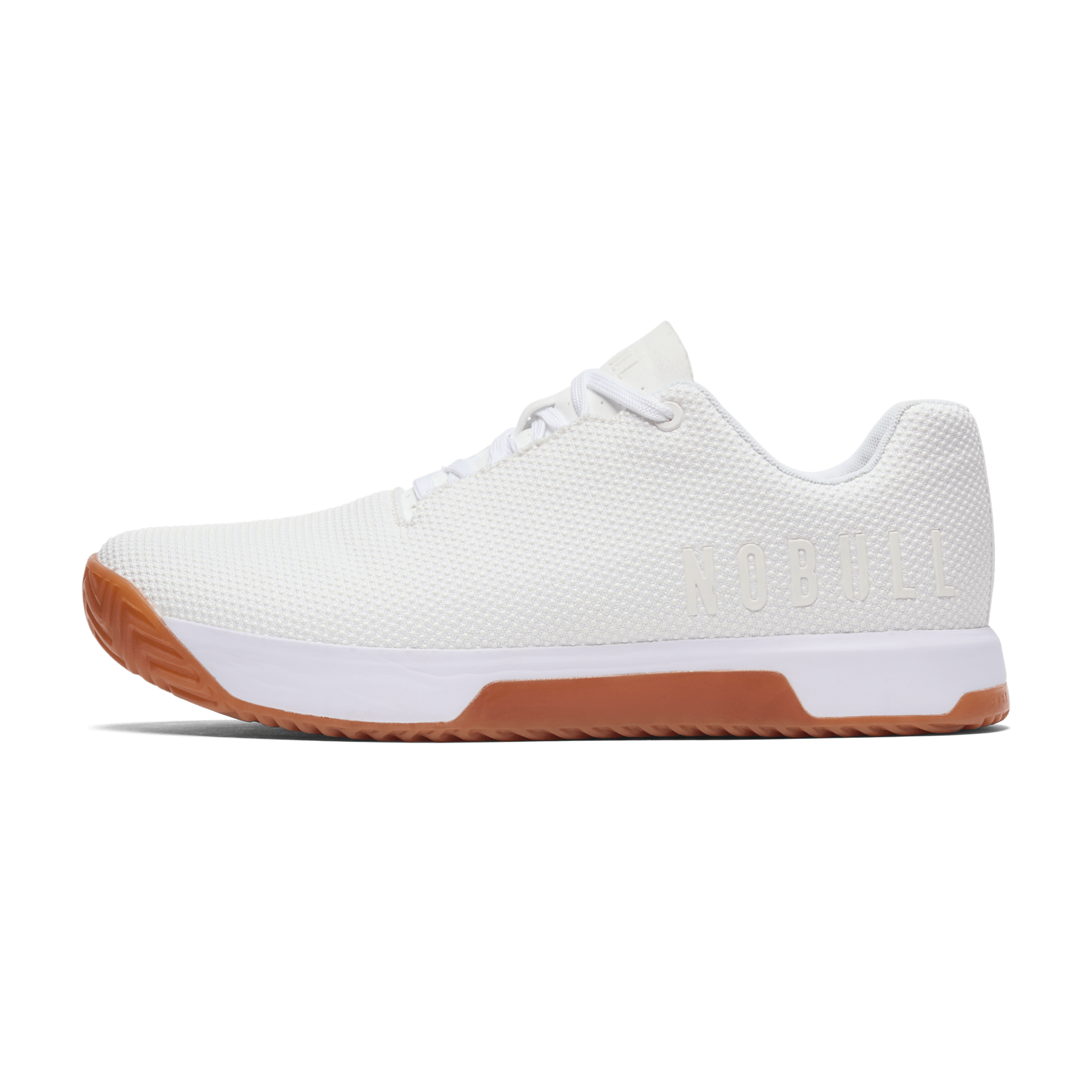 Men's White Gum Outwork Edge (Impact) Shoes Side Angle