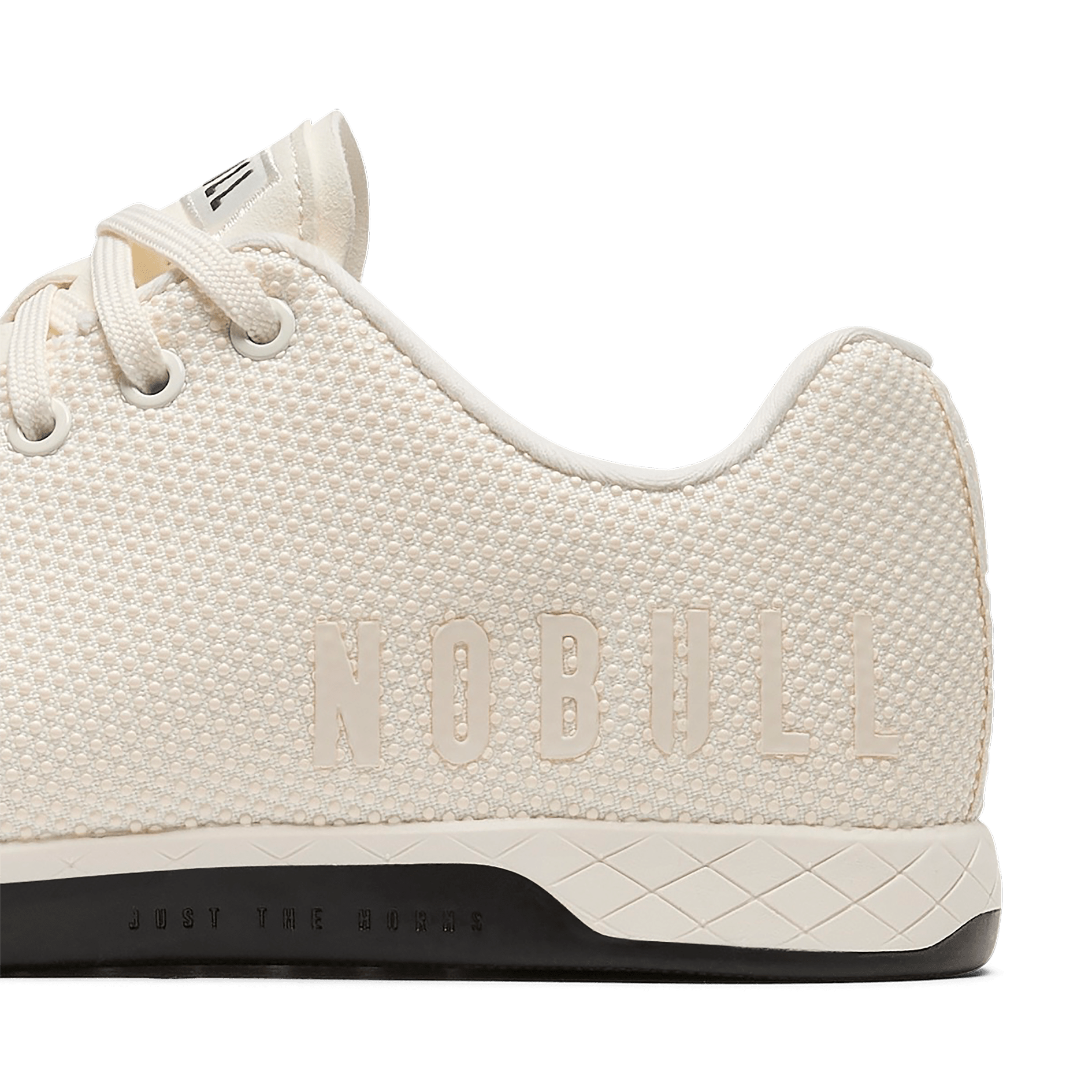 Cream Outwork Shoe Detail Shot Angle.