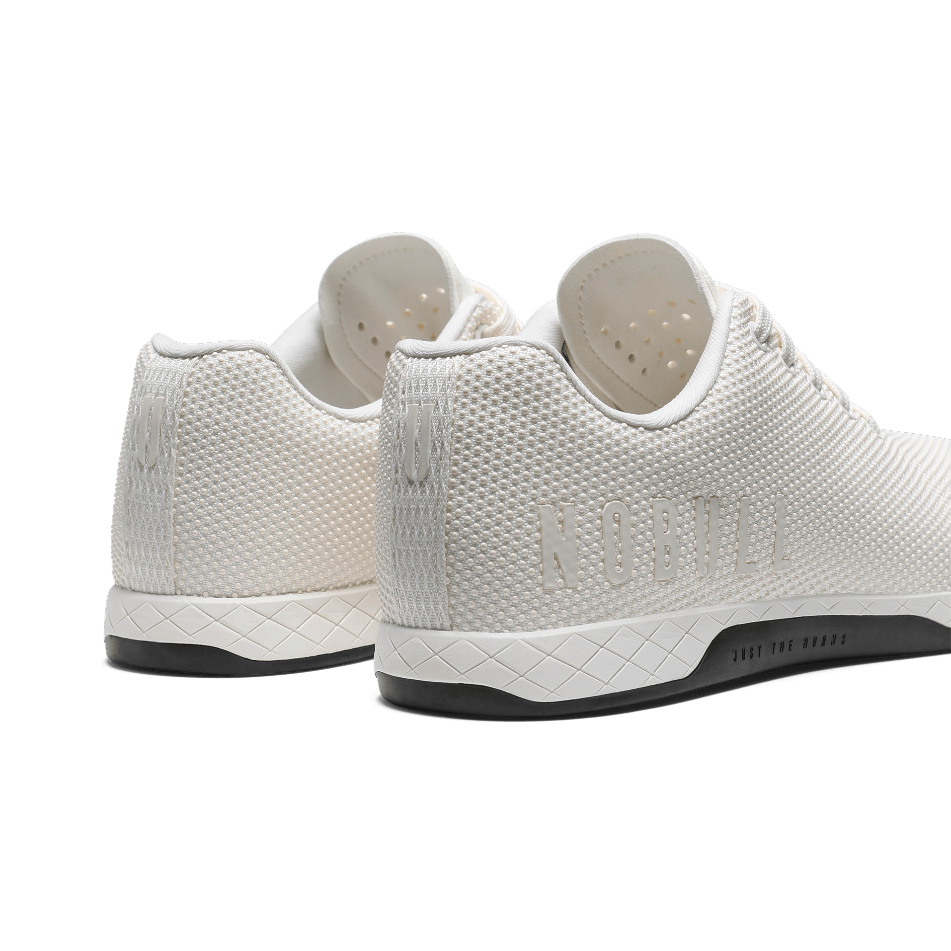 Cream Outwork Shoe Back Side Angle.