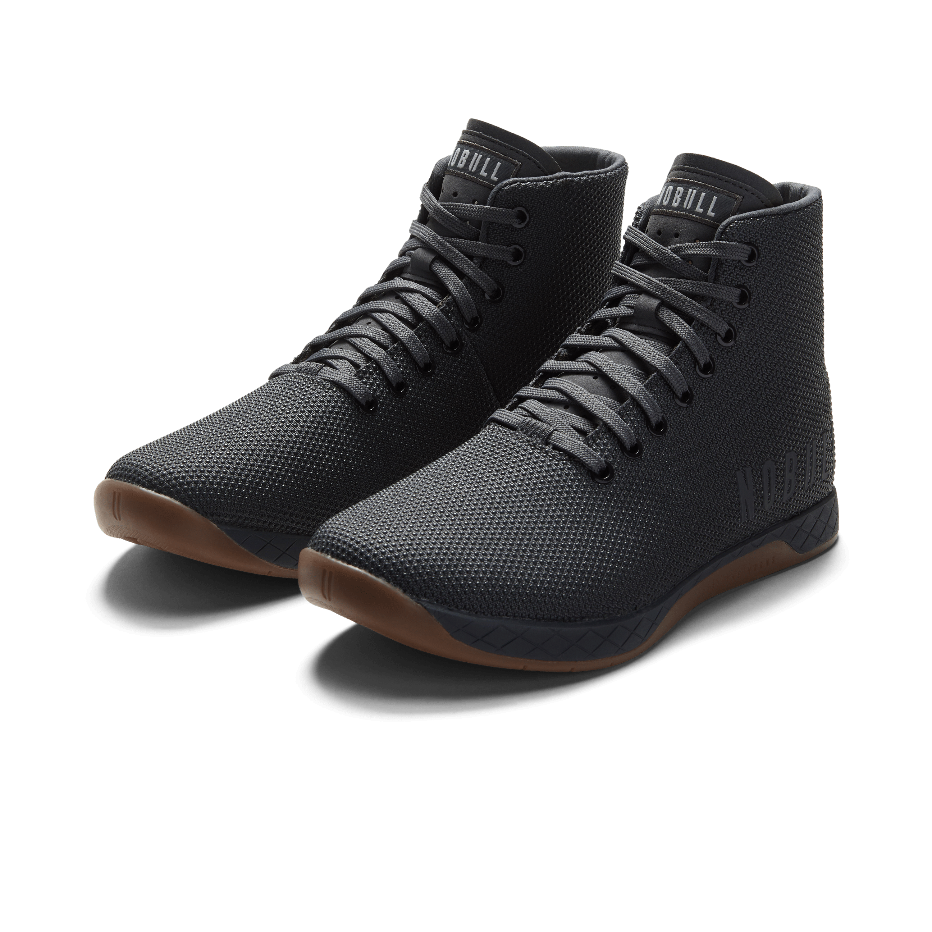 Iron Outwork High-Top Shoes Front Side Angle.