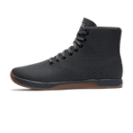 Iron Outwork High-Top Shoes Side Angle.