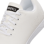 Women's White Outwork Shoes Material Angle