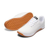 Women's White Gum Outwork Shoes Angled
