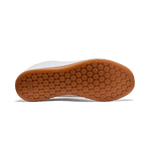 Women's White Gum Outwork Shoes Bottom Angle