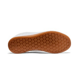 Women's White Gum Outwork Shoes Bottom Angle