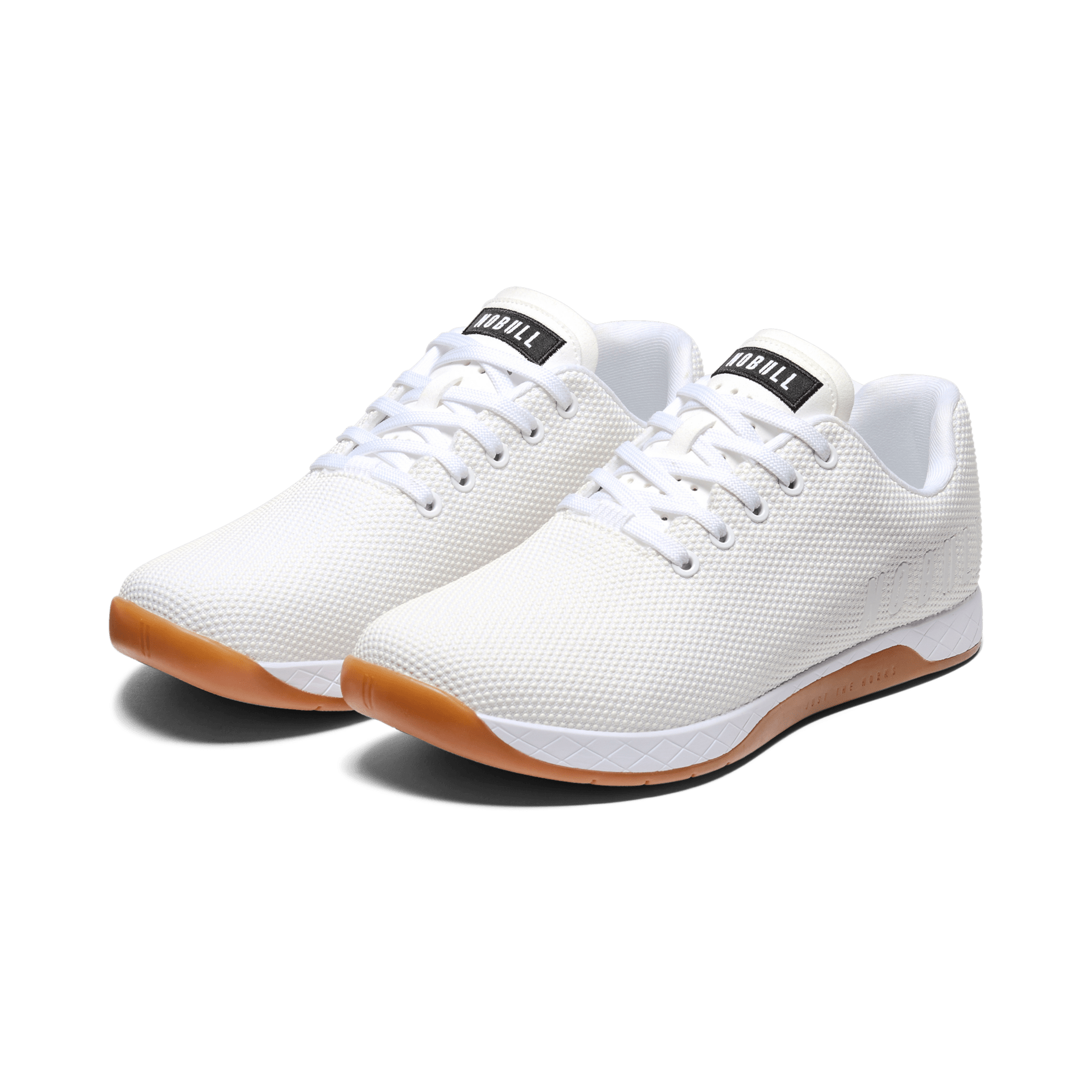 Women's White Gum Outwork Shoes Front Side Angle