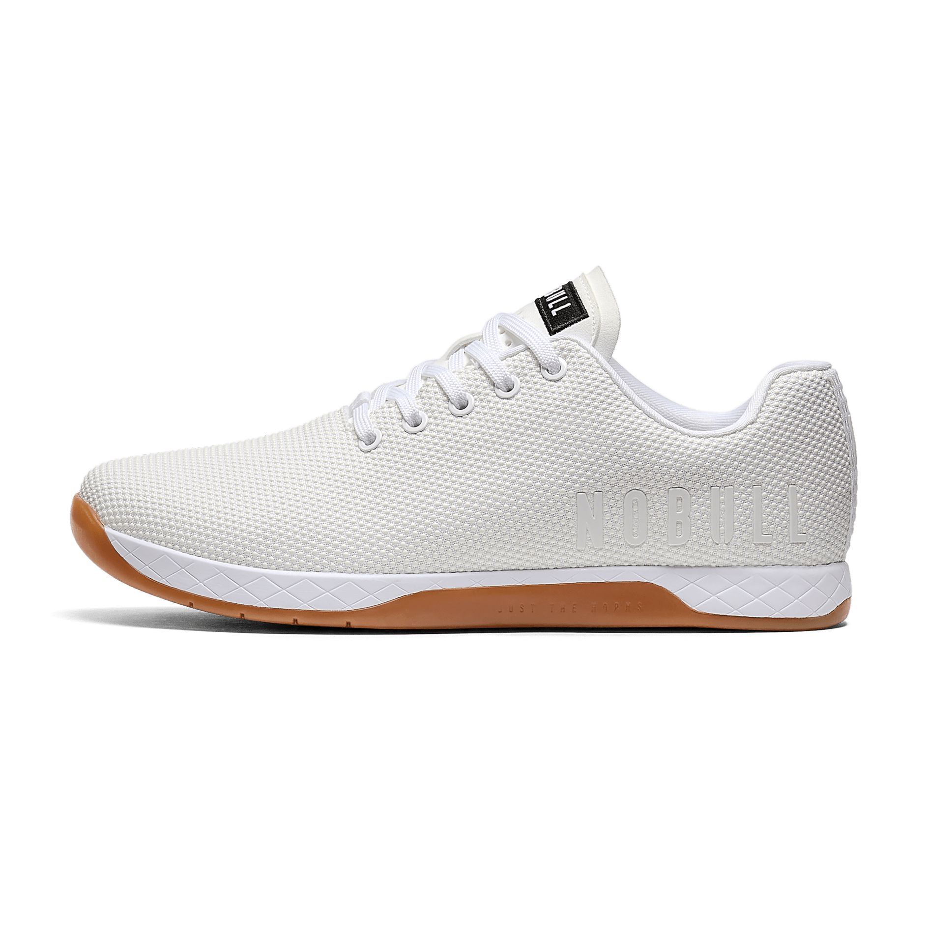 Men's White Gum Outwork Shoes Side Angle