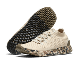 Beige Camo Allday Knit Shoes Angled.