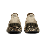 Beige Camo Allday Knit Shoes Back Angle.