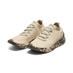 Beige Camo Allday Knit Shoes Front Side Angle.