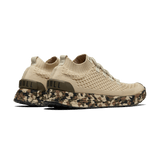 Beige Camo Allday Knit Shoes Back Side Angle.