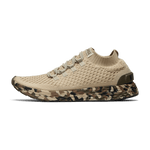 Beige Camo Allday Knit Shoes Side Angle.