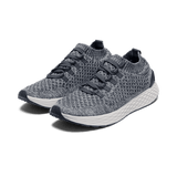 Navy Heather Allday Knit Shoes Front Side Angle.