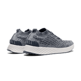 Navy Heather Allday Knit Shoes Back Side Angle.