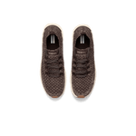 Brown Heather Allday Knit Shoes Above Angle.