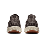 Brown Heather Allday Knit Shoes Back Angle.