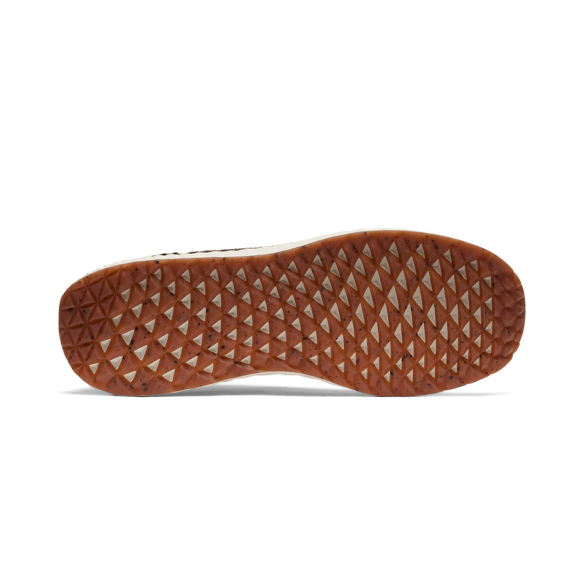 Brown Heather Allday Knit Shoes Bottom Angle.