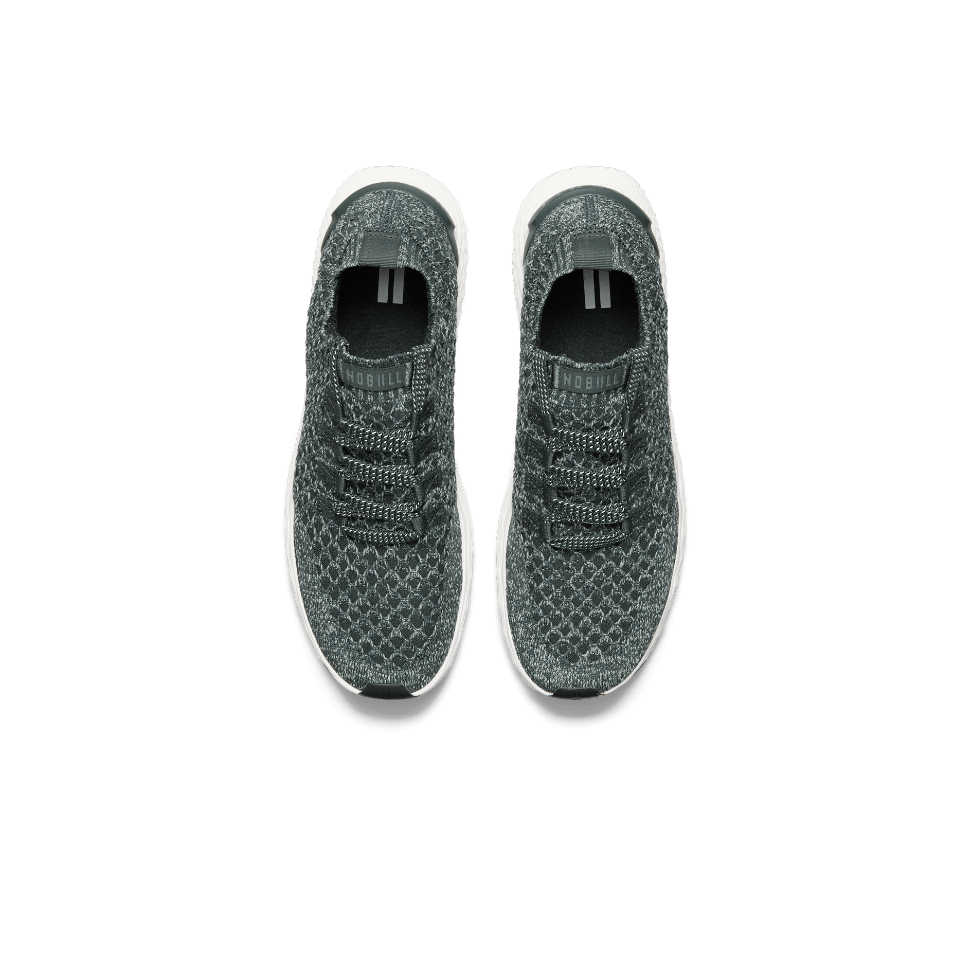 Green Heather Allday Knit Shoes Above Angle.