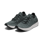 Green Heather Allday Knit Shoes Front Side Angle.