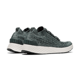 Green Heather Allday Knit Shoes Back Side Angle.