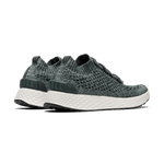 Green Heather Allday Knit Shoes Back Side Angle.