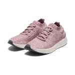 Pink Heather Allday Knit Shoes Front Side Angle.