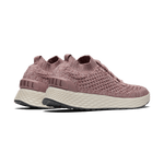 Pink Heather Allday Knit Shoes Back Side Angle.