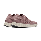 Pink Heather Allday Knit Shoes Back Side Angle.