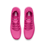 Fuchsia Allday Knit Shoes Above Angle.