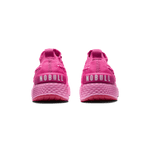 Fuchsia Allday Knit Shoes Back Angle.