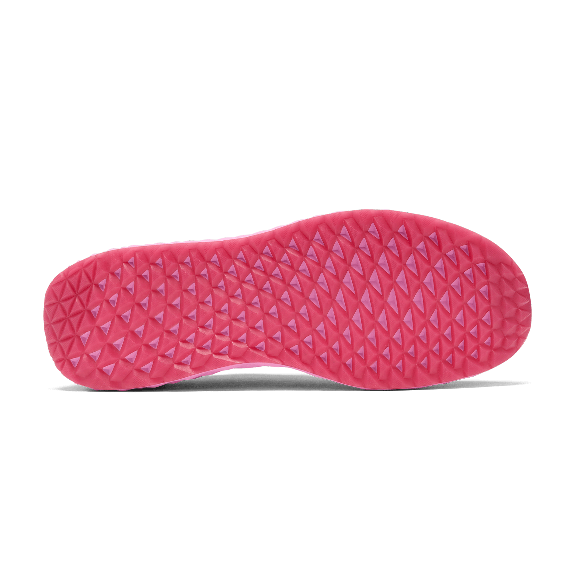 Fuchsia Allday Knit Shoes Bottom Angle.