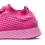 Fuchsia Allday Knit Shoes Detail Angle.