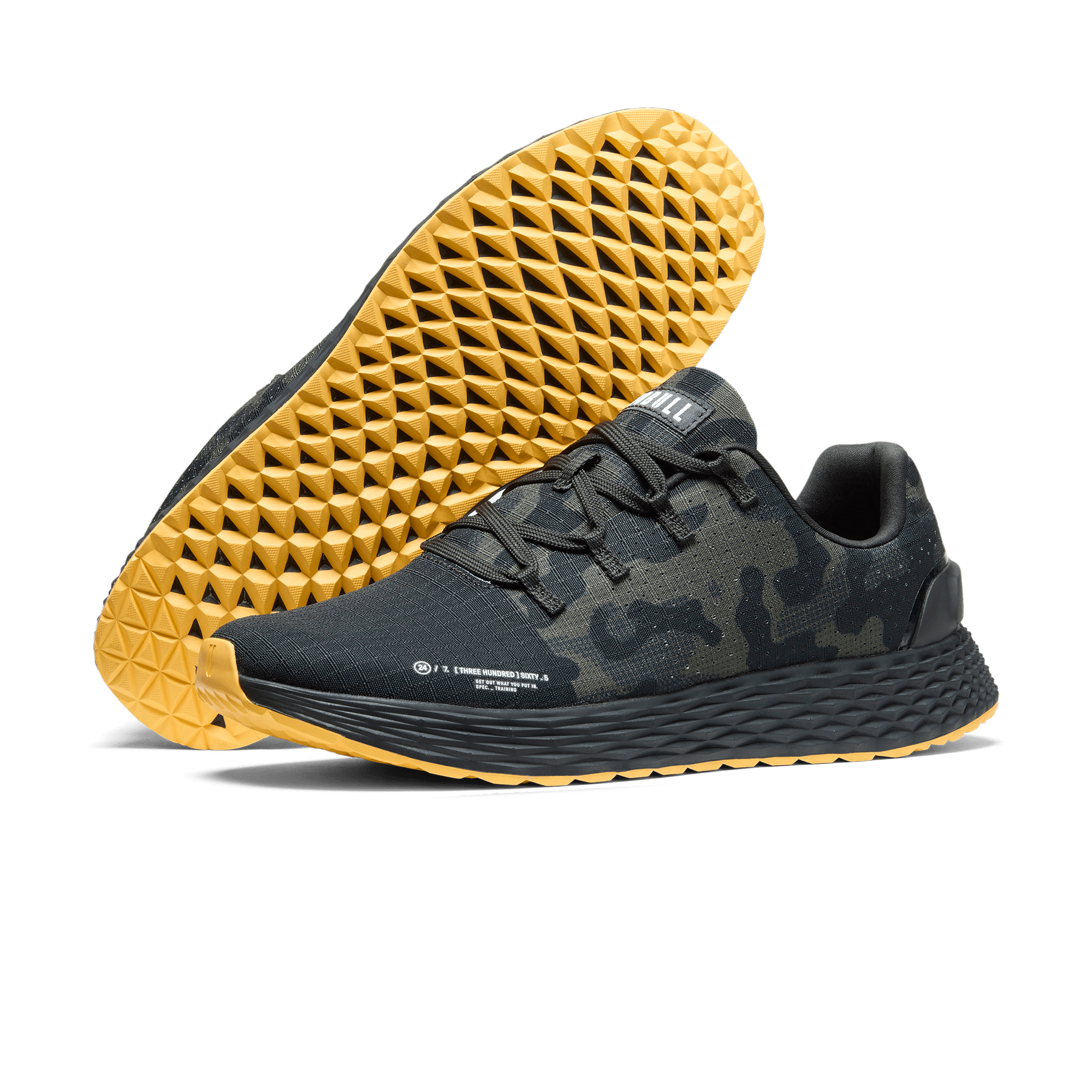 Carbon Camo Allday Ripstop Shoes Angled.