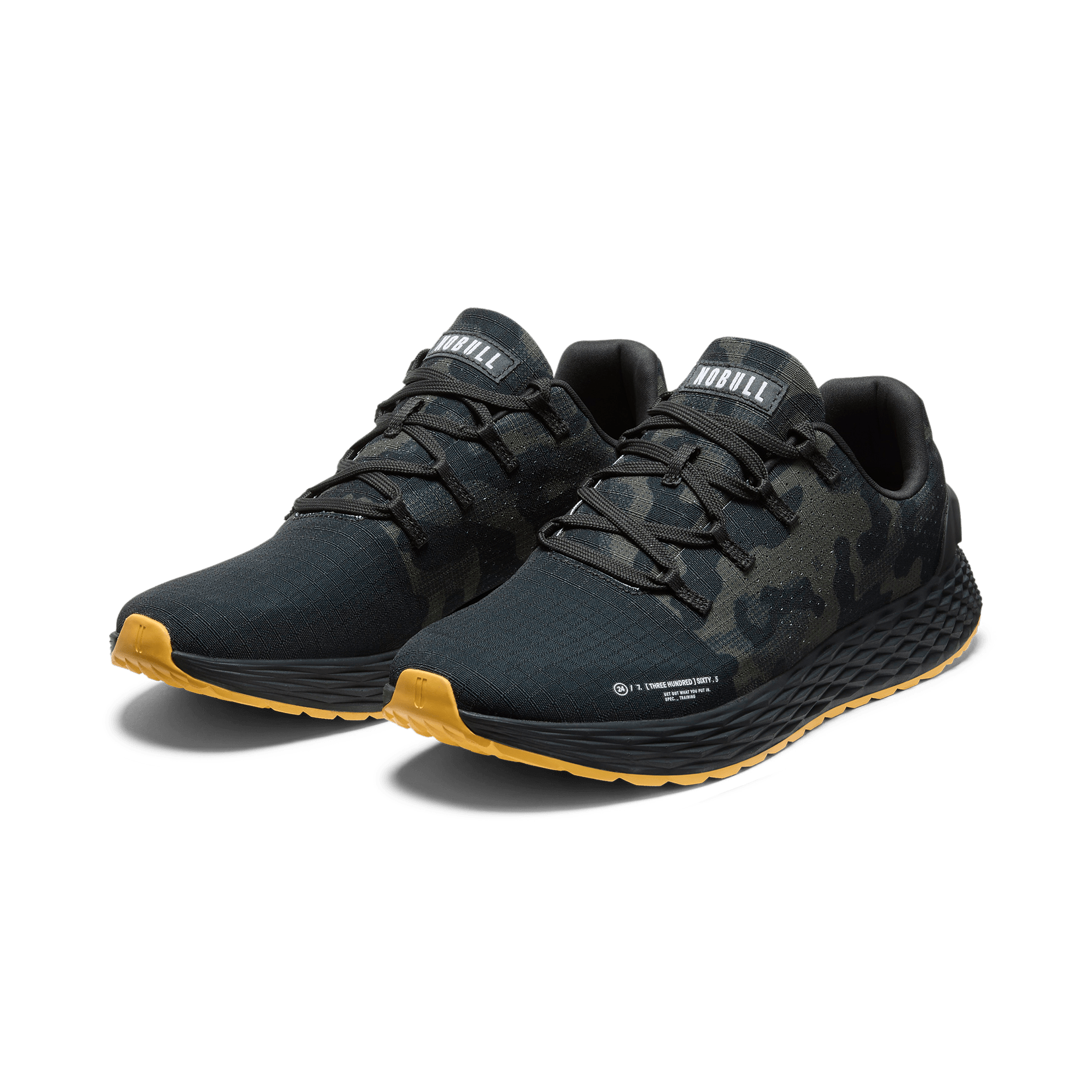 Carbon Camo Allday Ripstop Shoes Front Side Angle.