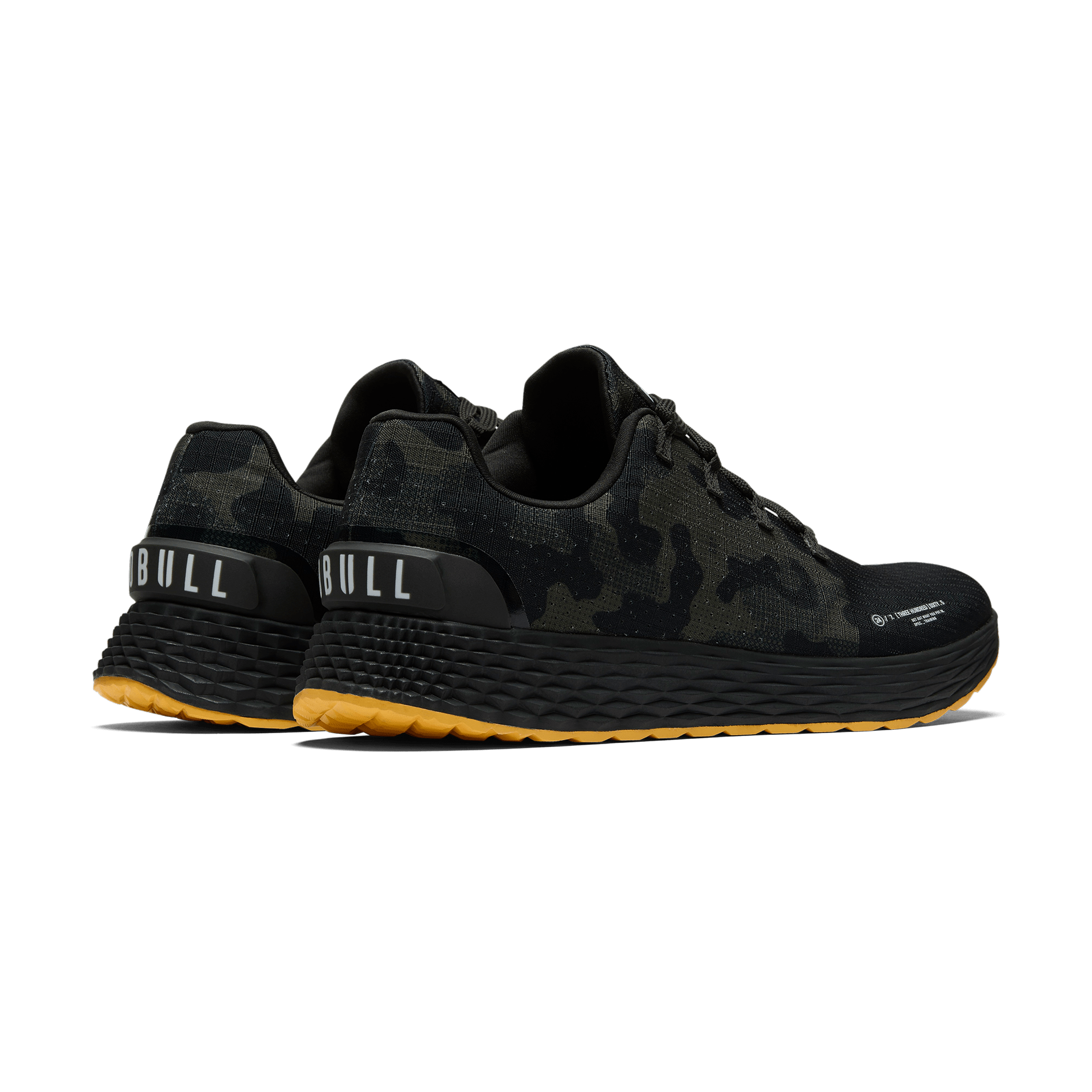Carbon Camo Allday Ripstop Shoes Back Side Angle.