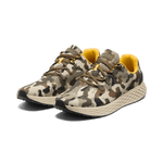 Beige Camo Allday Ripstop Shoes Front Side Angle.