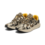 Beige Camo Allday Ripstop Shoes Front Side Angle.