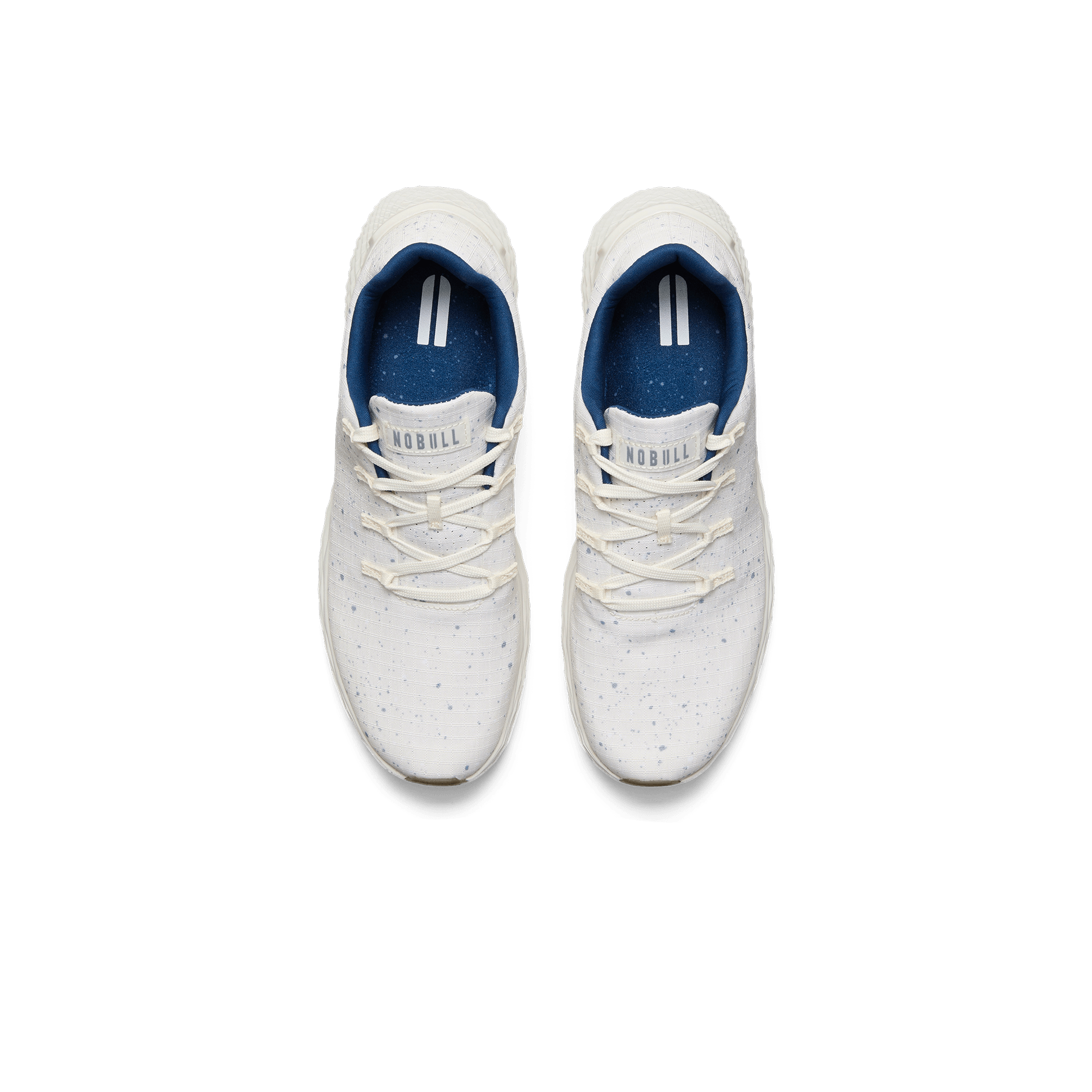 Shell White Speckle Allday Ripstop Shoes Above Angle.