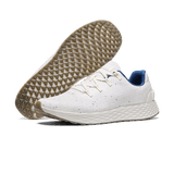 Shell White Speckle Allday Ripstop Shoes Angled.