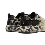 Beige Camo Drive Mesh Shoes Back Side Angle.